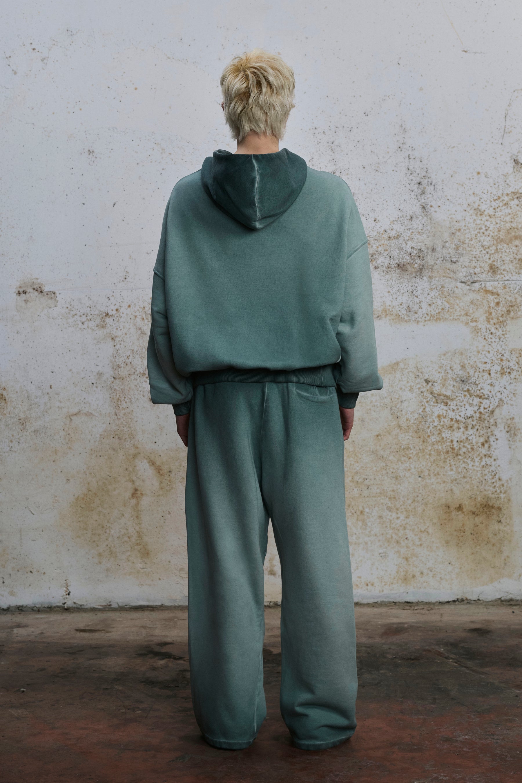 LINE I — HOODIE FADED  BLUE