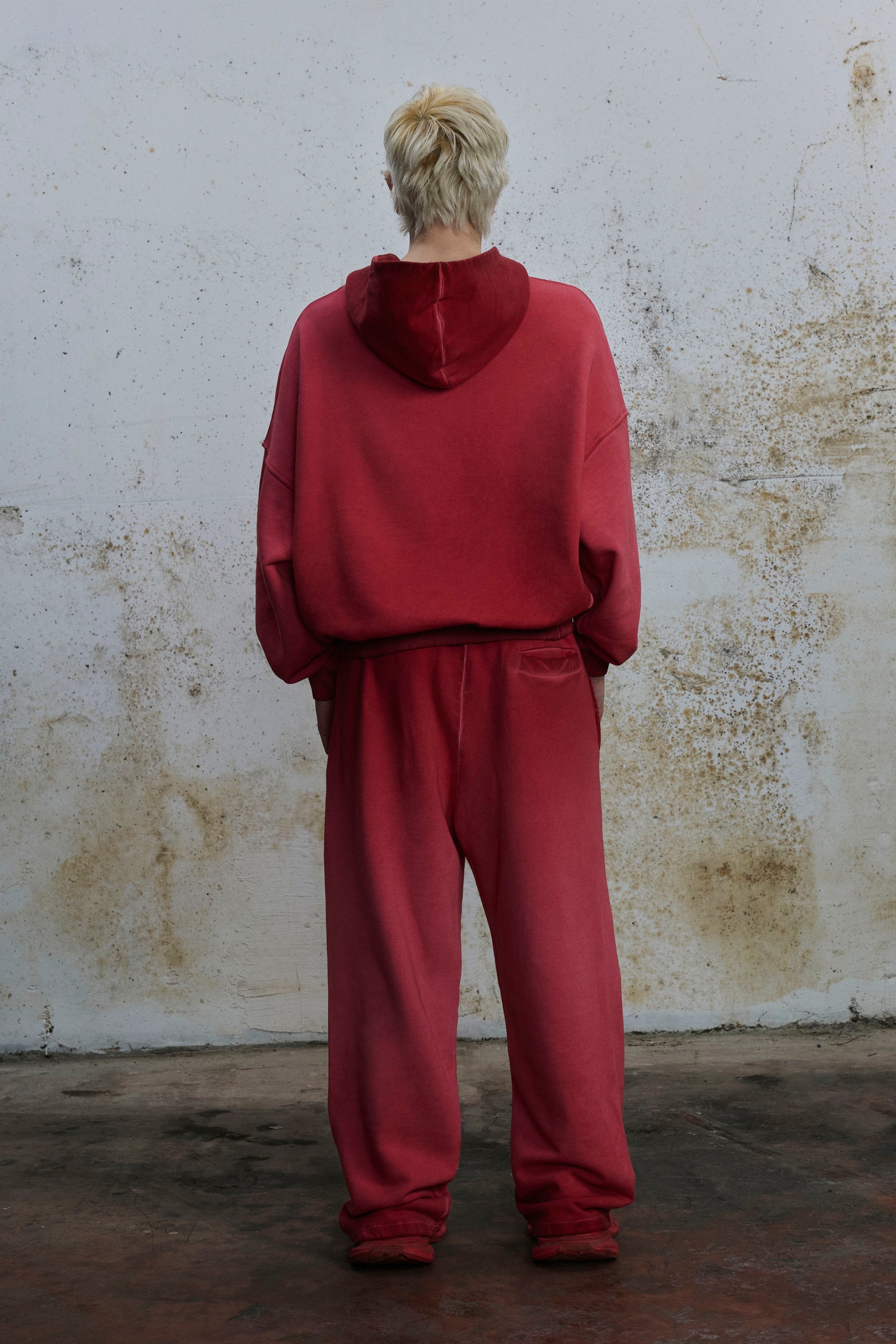 LINE I — SWEATPANT FADED RED