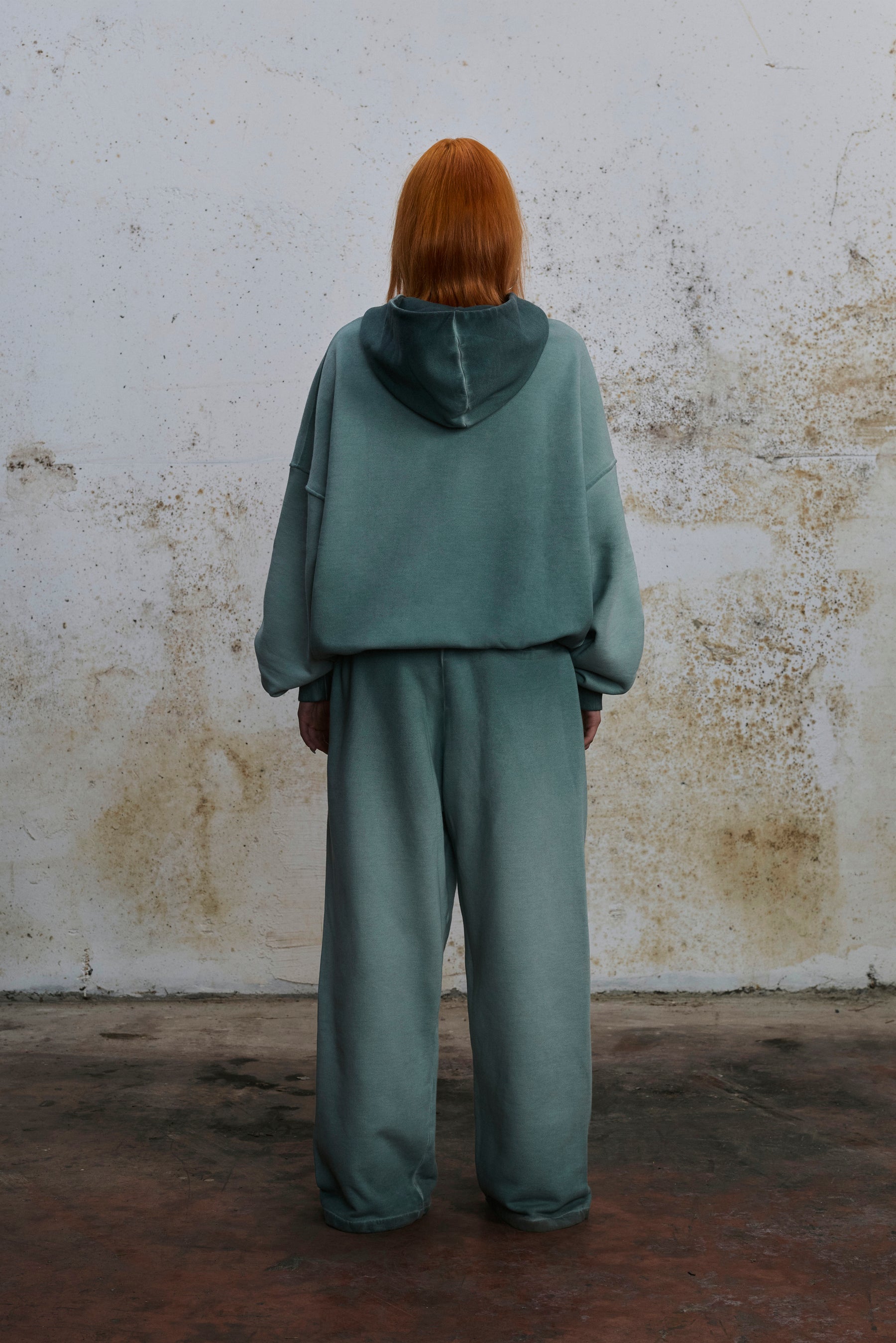 LINE I — HOODIE FADED  BLUE