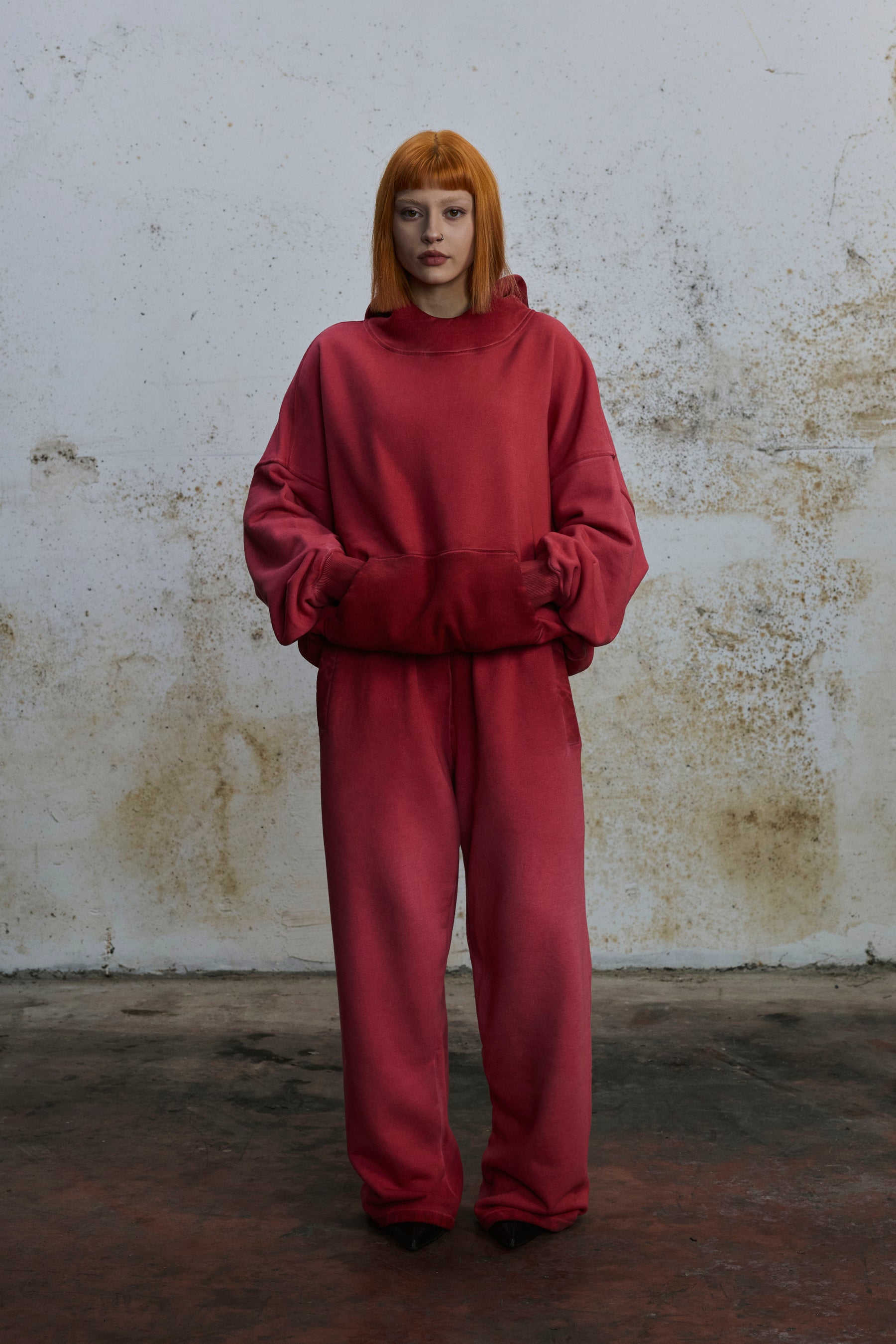 LINE I — SWEATPANT FADED RED