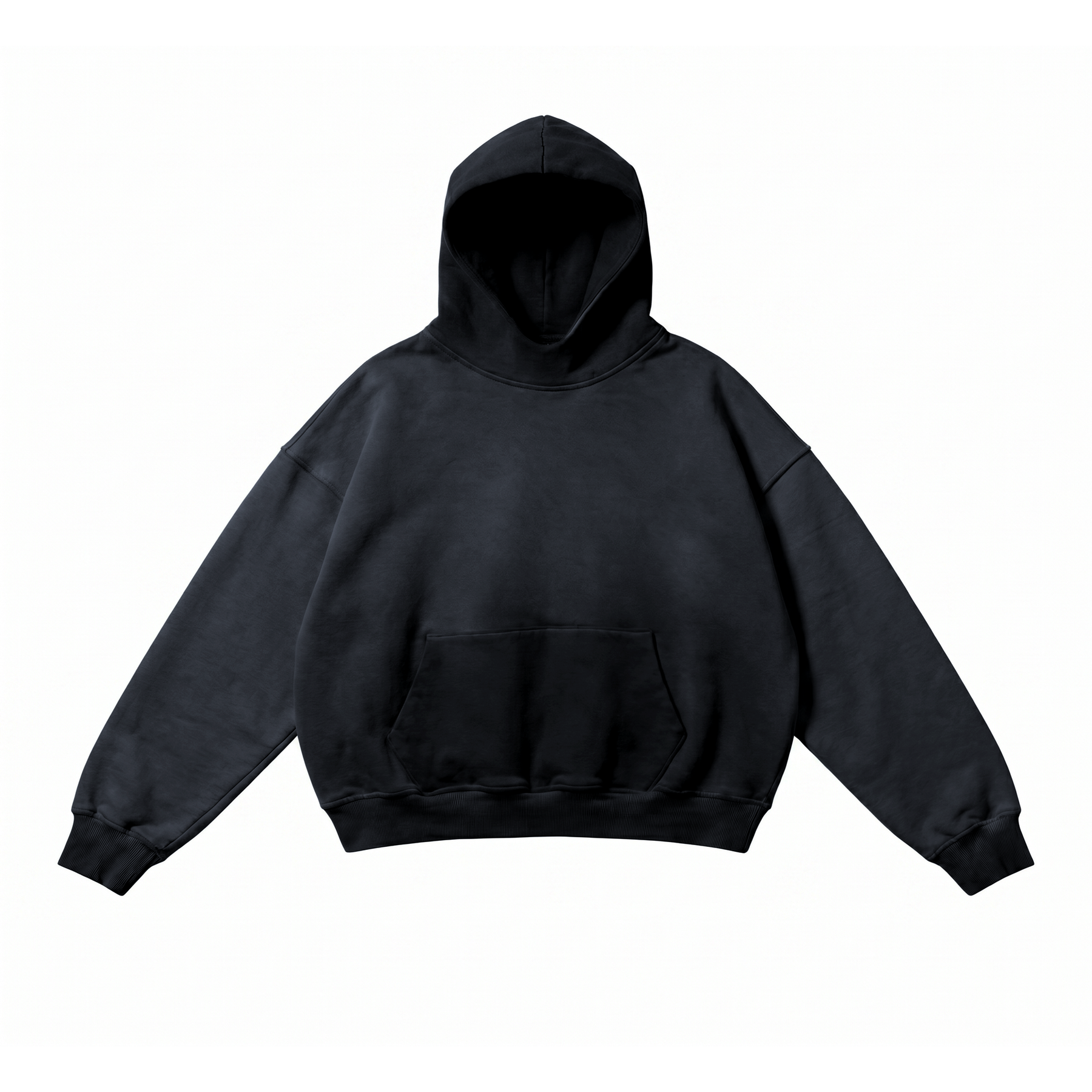 LINE I — HOODIE FADED BLACK