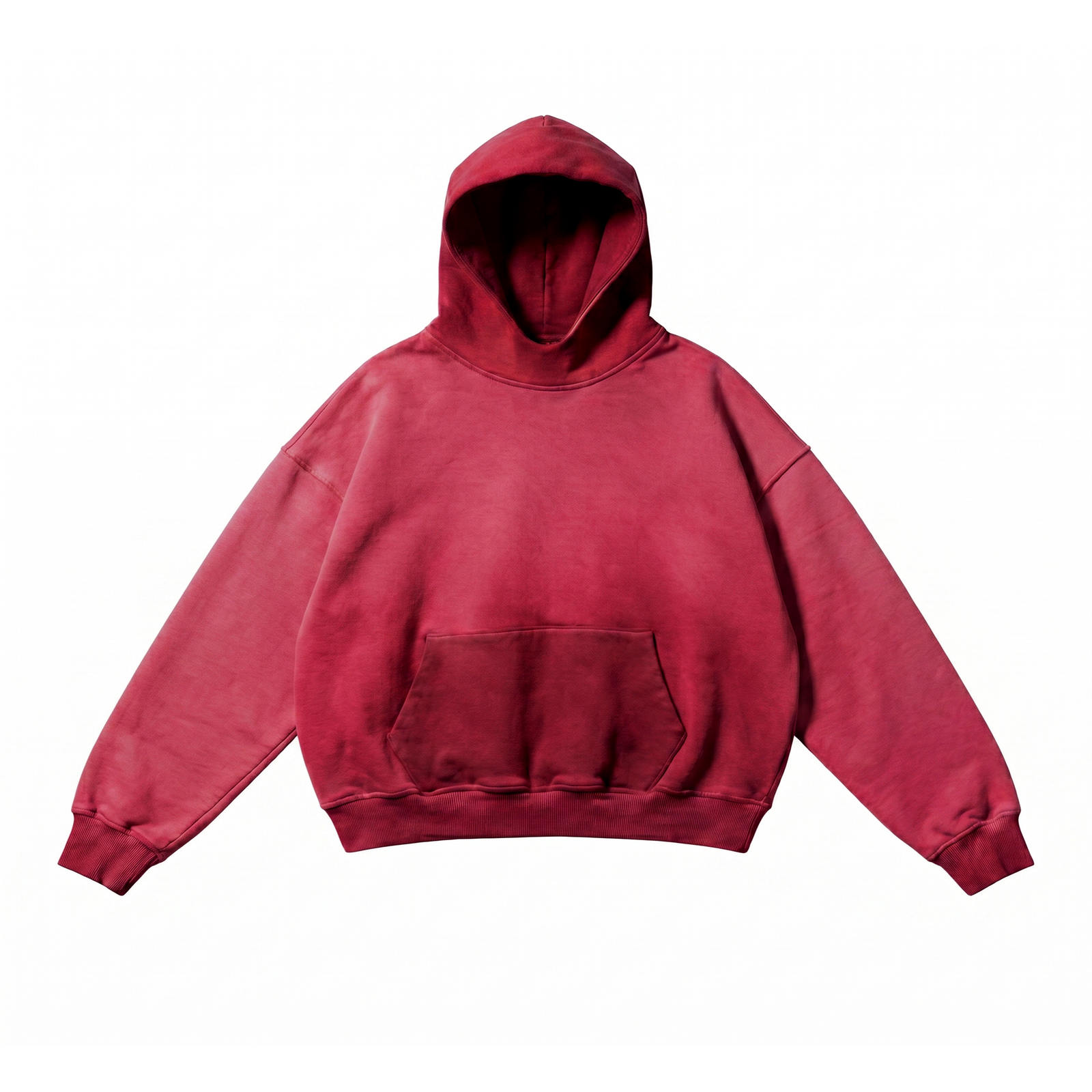 LINE I — HOODIE FADED RED